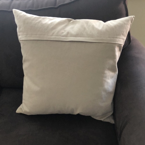 Marisa Sand Dark Earth 20" x 20" Feather Throw Pillow - Picture 3 of 4